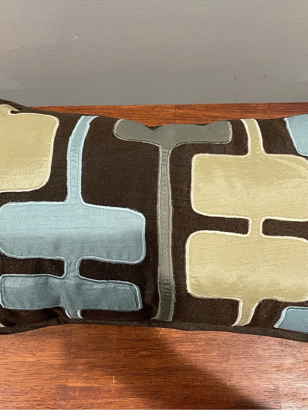 Angela Adams Modern Comfort Pillow 10x19 Retro Mid Century Style Deadstock NWT